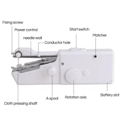 Handgehaltene Mini-Nähmaschine – Tragbares Nähwerkzeug