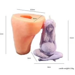 Handgemachte Mutter Erde Kerzenform - Umweltfreundliche Kerzenherstellung