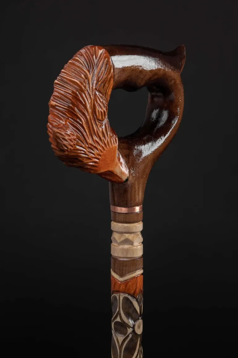 Handgeschnitzte Gehstöcke für Frauen, Fox Pretty Canes