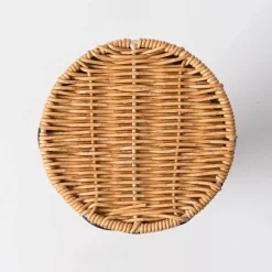 Handgewebte Rattanvase - Boho Home Decor Accessoire