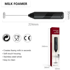 Handlicher Milchaufschäumer und Kaffeemixer für schaumige Getränke