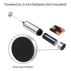 Hand-Milchaufschäumer - Professioneller Kaffee-Schneebesen-Schaummacher