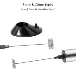 Hand-Milchaufschäumer - Professioneller Kaffee-Schneebesen-Schaummacher