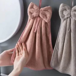 Handtücher aus Korallensamt – superweiches, saugfähiges Küchen- und Badezimmertuch