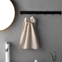 Handtücher aus Korallensamt – superweiches, saugfähiges Küchen- und Badezimmertuch