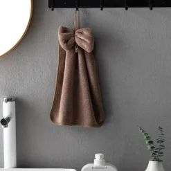 Handtücher aus Korallensamt – superweiches, saugfähiges Küchen- und Badezimmertuch