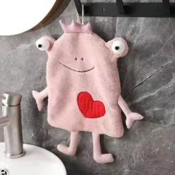 Handtuch aus Korallensamt – weiches, saugfähiges, kinderfreundliches Design