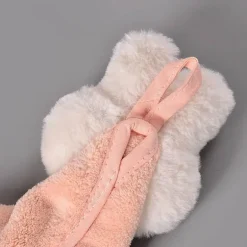 Handtuch mit Cartoon-Kaninchen – weiches, schnell trocknendes und saugfähiges Frottee-Handtuch aus Korallenvlies