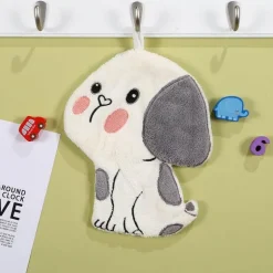Handtuch mit Cartoon-Tiermotiv – saugfähiges Bade- und Küchentuch für Kinder