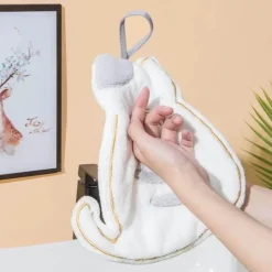 Handtuch mit Tigerkatzen-Motiv, weich, saugfähig, für Küche und Badezimmer