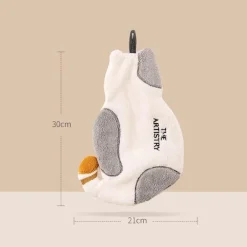 Handtuch mit Tigerkatzen-Motiv, weich, saugfähig, für Küche und Badezimmer