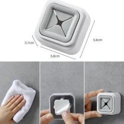 Handtuchhalter zur Wandmontage – 3-teiliges Badezimmer-Organizer-Set