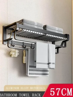 Handtuch-Organizer zur Wandmontage – Elegante Aufbewahrungslösung für das Badezimmer