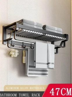 Handtuch-Organizer zur Wandmontage – Elegante Aufbewahrungslösung für das Badezimmer