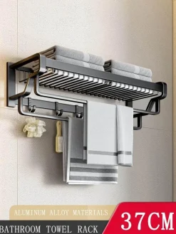 Handtuch-Organizer zur Wandmontage – Elegante Aufbewahrungslösung für das Badezimmer