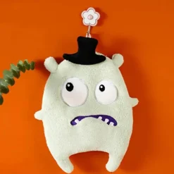 Handtuchset mit Cartoon-Tiermotiv – Korallensamt, 4 Farben