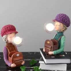 Hasenohr-Schreibtischlampe – Niedliche Blasenleuchte