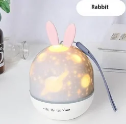 Hasenprojektor-Nachtlicht - LED-Sternenuniversumlampe