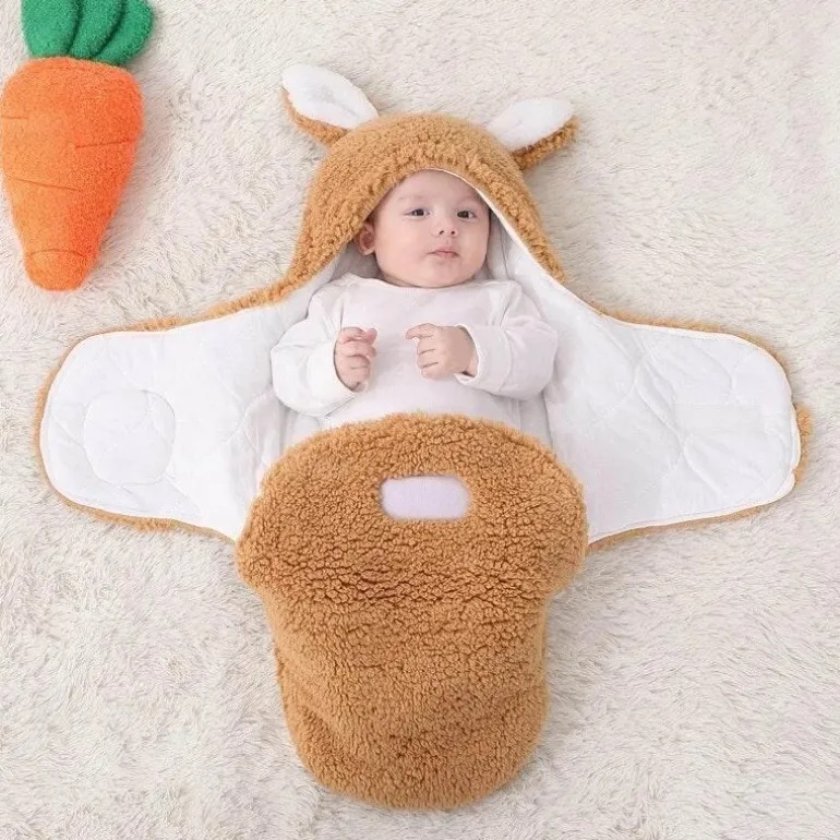 Hasen-Wickelschlafsack für Kleinkinder – Niedlicher Babywickel
