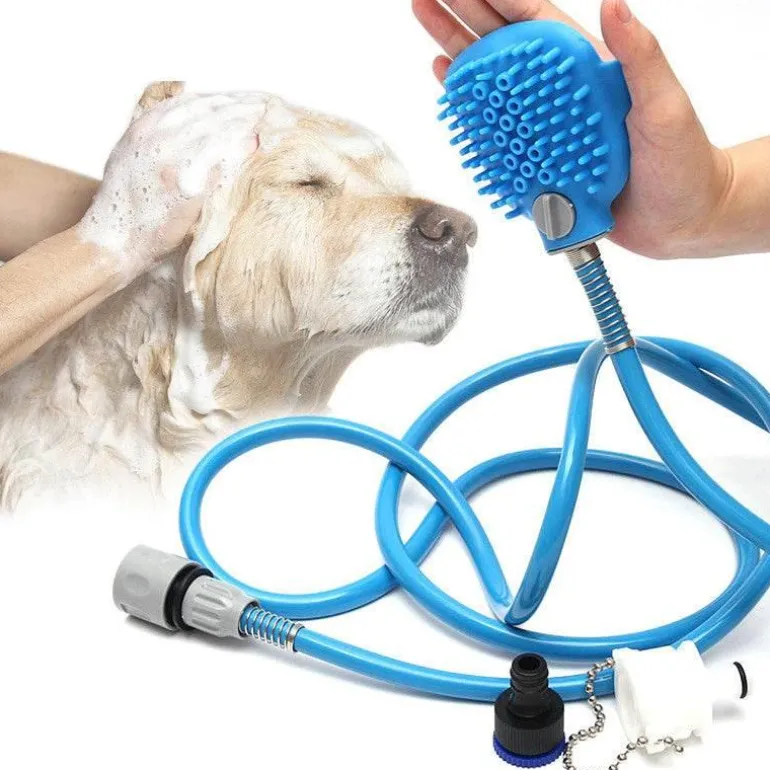 Haustier-Badesprüher – Multifunktionales Pflegewerkzeug für Hunde und Katzen