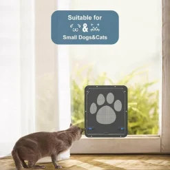 Haustierfreundliche Fliegengittertür – Dekorative Eingangsbarriere für einfachen Zugang