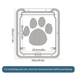 Haustierfreundliche Fliegengittertür – Dekorative Eingangsbarriere für einfachen Zugang