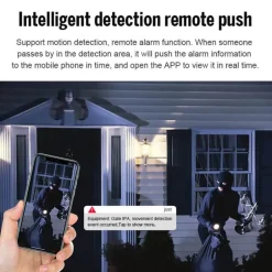 HD-Kamera mit kabelloser Nachtsicht – Mini-Bewegungsmelder