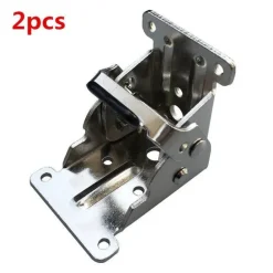 Heavy-Duty Foldable Self-Locking Hinges - Pack of 2