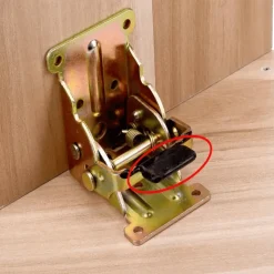 Heavy-Duty Foldable Self-Locking Hinges - Pack of 2