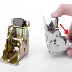 Heavy-Duty Foldable Self-Locking Hinges - Pack of 2