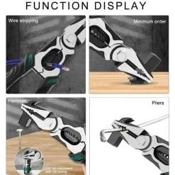 Heavy-Duty Pliers Hammer Set - Multifunctional Industrial Tools