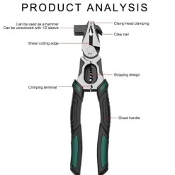 Heavy-Duty Pliers Hammer Set - Multifunctional Industrial Tools