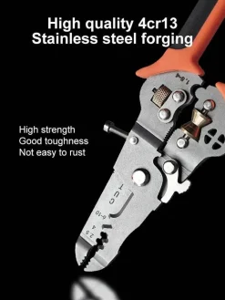 Heavy-Duty Wire Cutter Stripping Pliers - 10-in-1 Tool