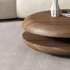 Heloise Timber Couchtisch – Rustikaler Wohnzimmertisch aus Holz