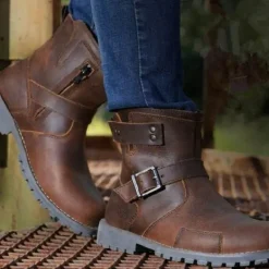 Herren Winterstiefel aus Leder - New England Style