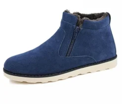 Herren Winterstiefeletten aus Pelz – warm und stilvoll