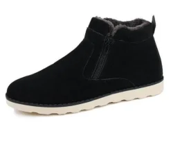 Herren Winterstiefeletten aus Pelz – warm und stilvoll