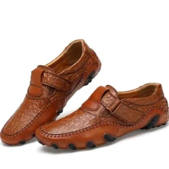 Herren-Mokassins aus Leder zum Autofahren – bequeme Freizeitschuhe