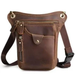 Herren-Umhängetasche aus Leder – stilvolle Reisetasche