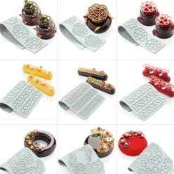 Herzblatt-Silikonform - Dessertwerkzeug für die Molekulargastronomie