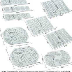 Herzblatt-Silikonform - Dessertwerkzeug für die Molekulargastronomie