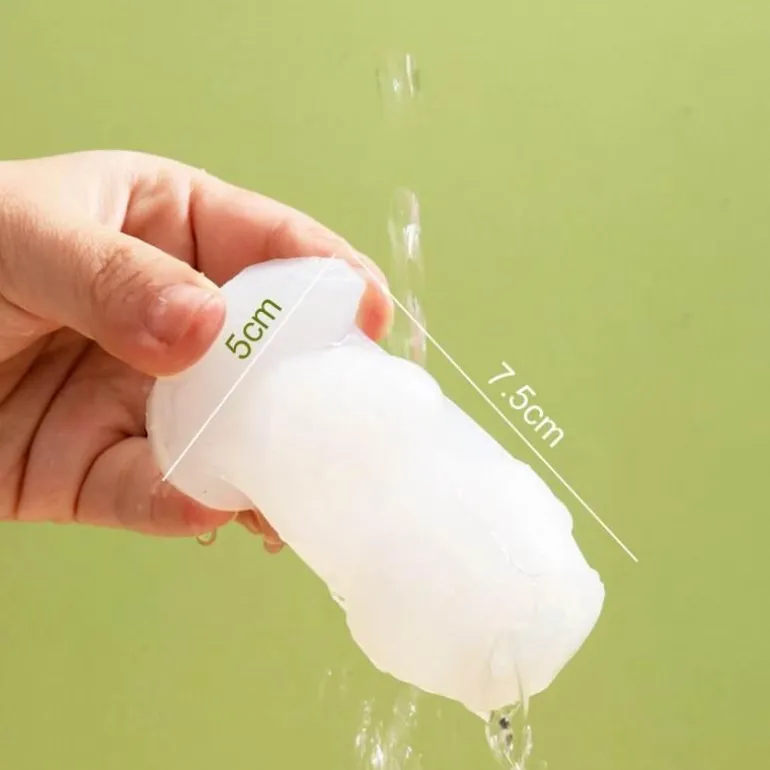 Herzbär-Eiswürfelform - Silikonform für aufhängbare Eiswürfel