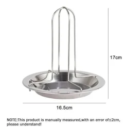 Hähnchenbräter aus Edelstahl für den BBQ-Grill – perfekt für saftige, aromatische Braten