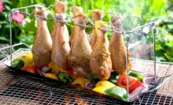 Hähnchenflügelhalter aus Edelstahl – Grillzubehör