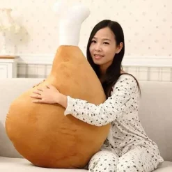 Hühnerbein-Plüschkissen - Weiches Plüschkissen