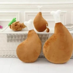 Hühnerbein-Plüschkissen - Weiches Plüschkissen