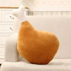 Hühnerbein-Plüschkissen - Weiches Plüschkissen