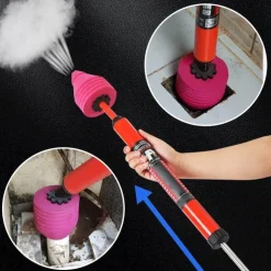 High-Pressure Toilet Plunger - Quick Effective Unblocker