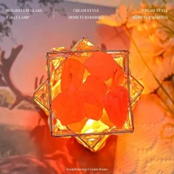 Himalaya-Salzlampe – quadratische Kristallsalzlampe