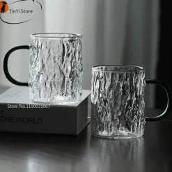 Hitzebeständige Glasbecher – Japanisches Kaffee- und Safttrinkgeschirr